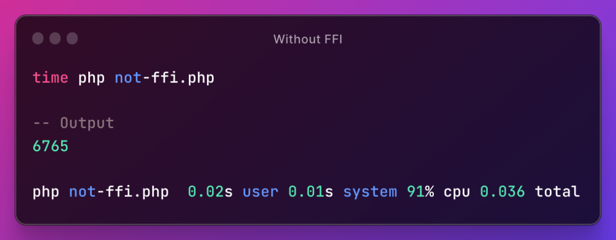 Supercharge Php Using Ffi Wedevs Engineering Blog